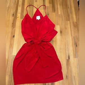 MISA Los Angeles red cocktail dress size small/4.  No tags only tried on.